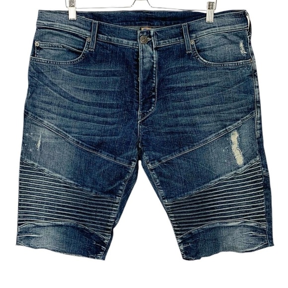 True Religion Rocco Jean Shorts Size 38 - Picture 1 of 11